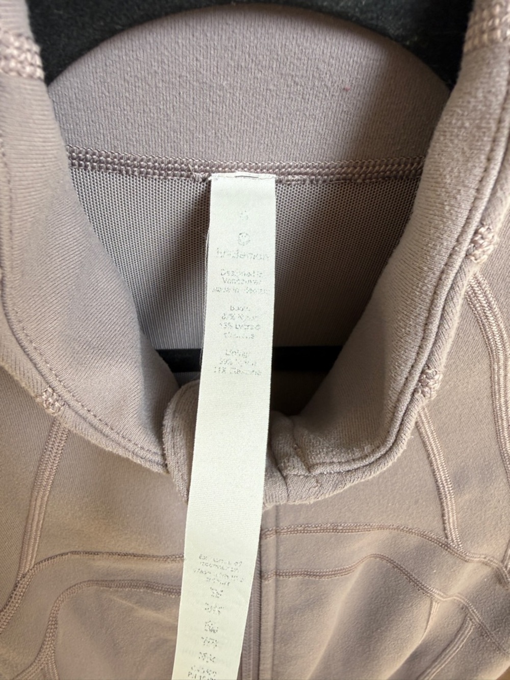 Lululemon Align Jacket Dusty Rose Pink Full Zip Slim Fit Yoga Running | Size 6 - Picture 16 of 16